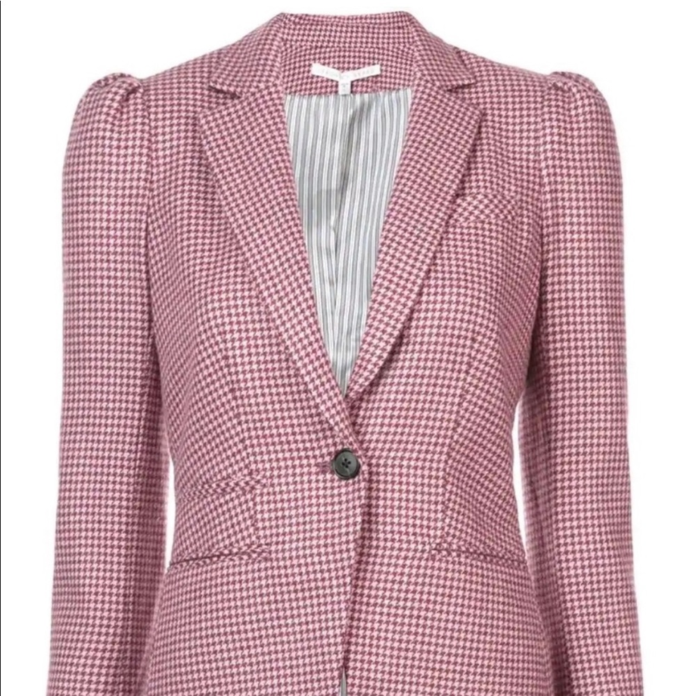 Veronica Beard Dickey Houndstooth Blazer